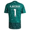 Liverpool A. Becker 1 Målmand Hjemmebanesæt Grøn 2026-27 Kortærmet