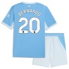 Manchester City Bernardo 20 Børn Hjemmebanesæt 2026-27 Kortærmet(+ Korte bukser)