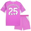 Manchester City Donnarumma 25 Målmand Børn Udebanesæt Pink 2026-27 Kortærmet(+ Korte bukser)