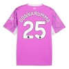 Manchester City Donnarumma 25 Målmand Udebanesæt Pink 2026-27 Kortærmet