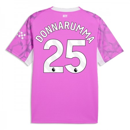 Manchester City Donnarumma 25 Målmand Udebanesæt Pink 2026-27 Kortærmet