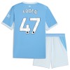 Manchester City Foden 47 Børn Hjemmebanesæt 2026-27 Kortærmet(+ Korte bukser)
