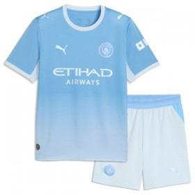 Manchester City Haaland 9 Børn Hjemmebanesæt 2026-27 Kortærmet(+ Korte bukser)