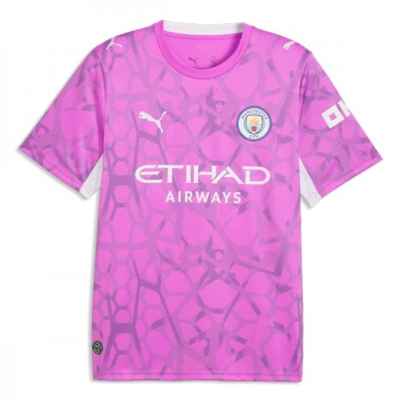 Manchester City Målmand Udebanesæt Pink 2026-27 Kortærmet