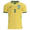 Brasilien Bruno Guimaraes 8 Hjemmebanesæt VM Fodbold 2026 Kortærmet