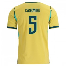 Brasilien Casemiro 5 Hjemmebanesæt VM Fodbold 2026 Kortærmet