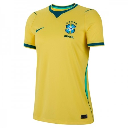 Brasilien Dame Hjemmebanesæt VM Fodbold 2026 Kortærmet