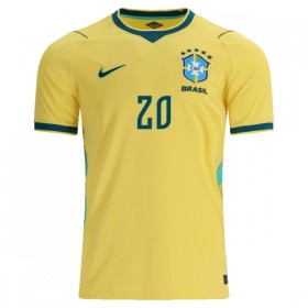 Brasilien Estevao 20 Hjemmebanesæt VM Fodbold 2026 Kortærmet
