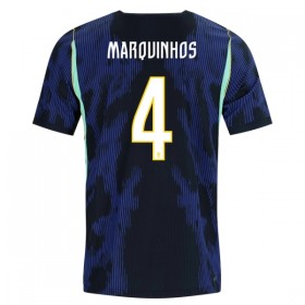 Brasilien Marquinhos 4 Udebanesæt VM Fodbold 2026 Kortærmet