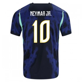 Brasilien Neymar JR 10 Udebanesæt VM Fodbold 2026 Kortærmet