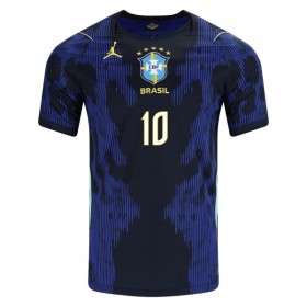 Brasilien Neymar JR 10 Udebanesæt VM Fodbold 2026 Kortærmet