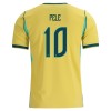 Brasilien Pele 10 Hjemmebanesæt VM Fodbold 2026 Kortærmet