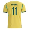 Brasilien Raphinha 11 Hjemmebanesæt VM Fodbold 2026 Kortærmet
