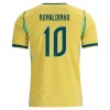 Brasilien Ronaldinho 10 Børn Hjemmebanesæt VM Fodbold 2026 Kortærmet(+ Korte bukser)