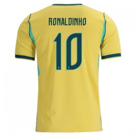 Brasilien Ronaldinho 10 Hjemmebanesæt VM Fodbold 2026 Kortærmet
