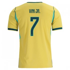 Brasilien Vini JR. 7 Hjemmebanesæt VM Fodbold 2026 Kortærmet