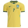 Brasilien Vini JR. 7 Hjemmebanesæt VM Fodbold 2026 Kortærmet
