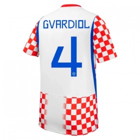 Kroatien Gvardiol 4 Hjemmebanesæt VM Fodbold 2026 Kortærmet