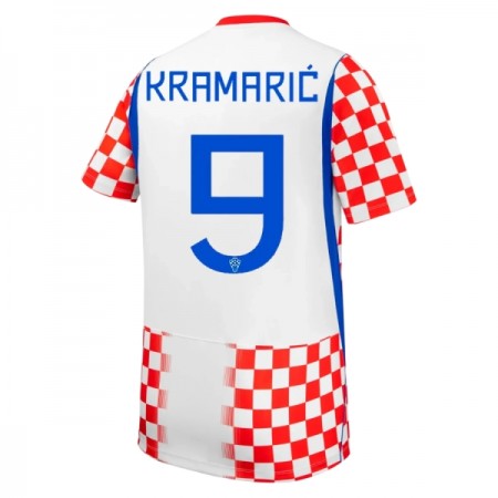 Kroatien Kramaric 9 Hjemmebanesæt VM Fodbold 2026 Kortærmet