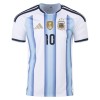 Argentina Maradona 10 Børn Hjemmebanesæt VM Fodbold 2026 Kortærmet(+ Korte bukser)
