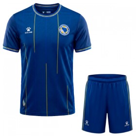 Bosnia and Herzegovina Børn Hjemmebanesæt VM Fodbold 2026 Kortærmet(+ Korte bukser)
