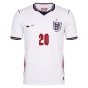 England Palmer 20 Hjemmebanesæt VM Fodbold 2026 Kortærmet