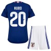 Japan Kubo 20 Børn Hjemmebanesæt VM Fodbold 2026 Kortærmet(+ Korte bukser)