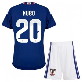 Japan Kubo 20 Børn Hjemmebanesæt VM Fodbold 2026 Kortærmet(+ Korte bukser)