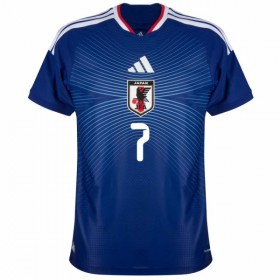 Japan Mitoma 7 Hjemmebanesæt VM Fodbold 2026 Kortærmet