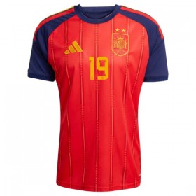 Spanien 2 Stars Lamine Yamal 19 Hjemmebanesæt VM Fodbold 2026 Kortærmet