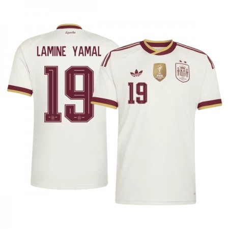 Spanien 2 Stars Lamine Yamal 19 Udebanesæt VM Fodbold 2026 Kortærmet