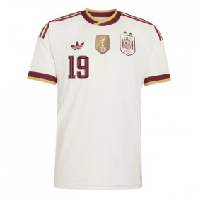 Spanien 2 Stars Lamine Yamal 19 Udebanesæt VM Fodbold 2026 Kortærmet