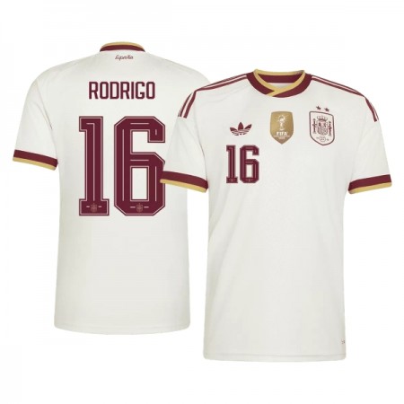 Spanien 2 Stars Rodrigo 16 Udebanesæt VM Fodbold 2026 Kortærmet