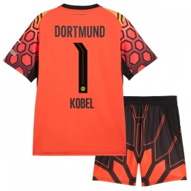 Borussia Dortmund Kobel 1 Målmand Børn Hjemmebanesæt Orange 2026-27 Kortærmet(+ Korte bukser)