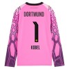 Borussia Dortmund Kobel 1 Målmand Udebanesæt Pink 2026-27 Langærmet