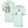 Frankrig Desire Doue 20 Udebanesæt VM Fodbold 2026 Kortærmet Frankrig Desire Doue 20 Udebanesæt VM Fodbold 2026 Kortærmet