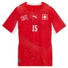 Schweiz Djibril Sow 15 Hjemmebanesæt VM Fodbold 2026 Kortærmet