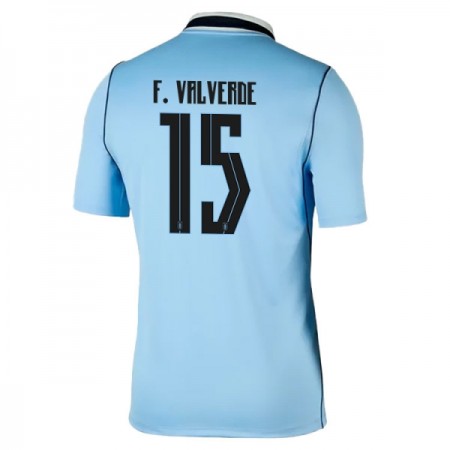 Uruguay Federico Valverde 15 Hjemmebanesæt VM Fodbold 2026 Kortærmet Uruguay Federico Valverde 15 Hjemmebanesæt VM Fodbold 2026 Kortærmet