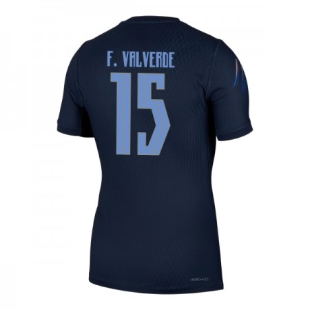 Uruguay Federico Valverde 15 Udebanesæt VM Fodbold 2026 Kortærmet