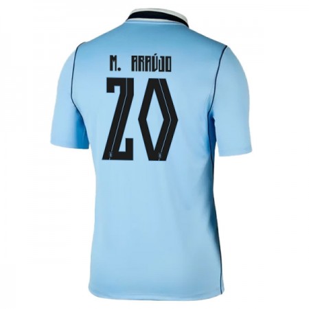 Uruguay Maximiliano Araujo 20 Hjemmebanesæt VM Fodbold 2026 Kortærmet Uruguay Maximiliano Araujo 20 Hjemmebanesæt VM Fodbold 2026 Kortærmet