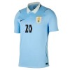 Uruguay Maximiliano Araujo 20 Hjemmebanesæt VM Fodbold 2026 Kortærmet