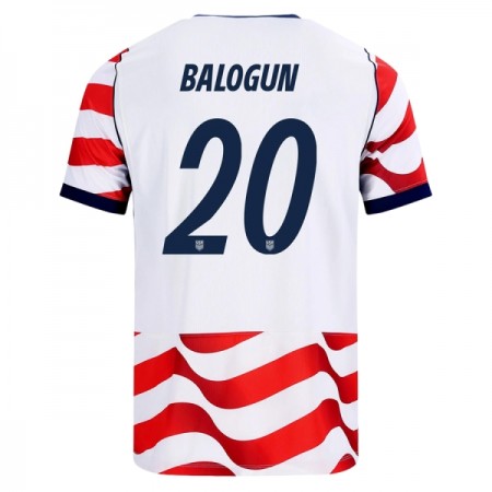 USA Balogun 20 Hjemmebanesæt VM Fodbold 2026 Kortærmet