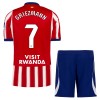 Atlético Madrid Griezmann 7 Børn Hjemmebanesæt 2026-27 Kortærmet(+ Korte bukser)