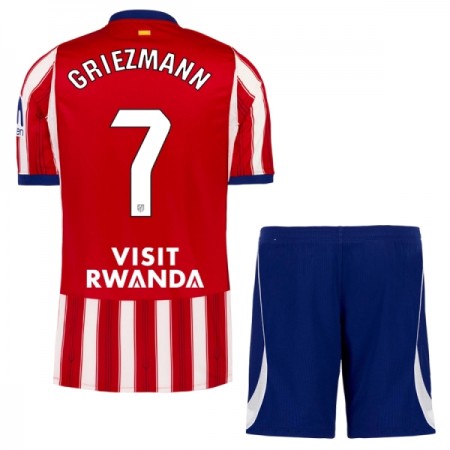 Atlético Madrid Griezmann 7 Børn Hjemmebanesæt 2026-27 Kortærmet(+ Korte bukser)