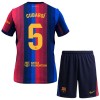FC Barcelona Cubarsi 5 Børn Hjemmebanesæt 2026-27 Kortærmet(+ Korte bukser)