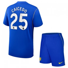 Chelsea Caicedo 25 Børn Hjemmebanesæt 2026-27 Kortærmet(+ Korte bukser)