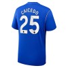 Chelsea Caicedo 25 Børn Hjemmebanesæt 2026-27 Kortærmet(+ Korte bukser)