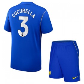 Chelsea Cucurella 3 Børn Hjemmebanesæt 2026-27 Kortærmet(+ Korte bukser)