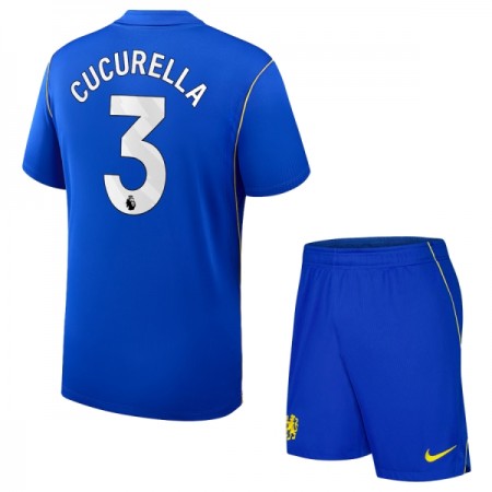 Chelsea Cucurella 3 Børn Hjemmebanesæt 2026-27 Kortærmet(+ Korte bukser)