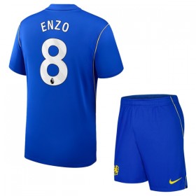 Chelsea Enzo 8 Børn Hjemmebanesæt 2026-27 Kortærmet(+ Korte bukser)